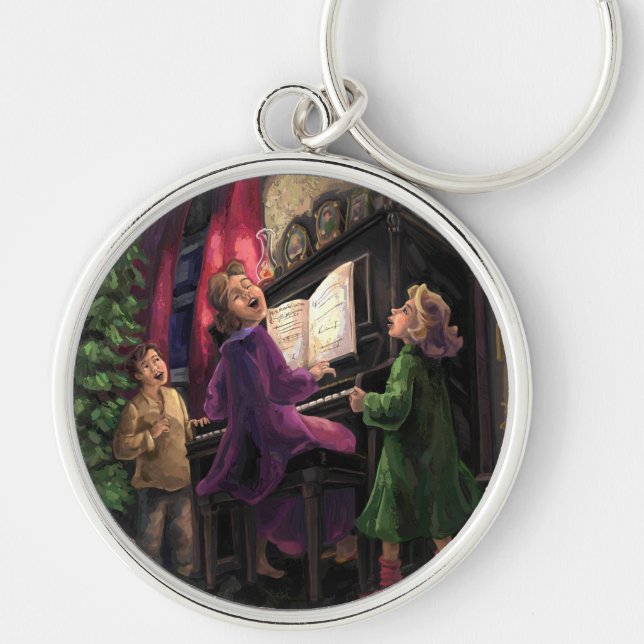 Chaveiro Ping de Natal junto (Frente)