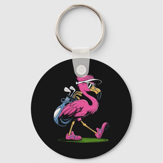 Chaveiro Ping Flamingo Golf Sungles Woman Ladies Men Golf L (Frente)