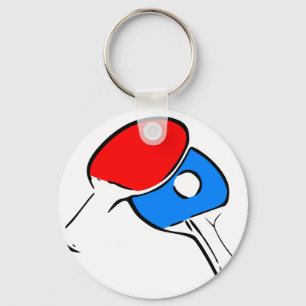 Chaveiro Ping Pong Paddles & Ball
