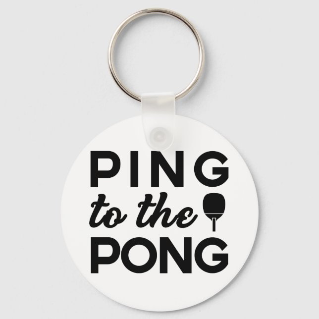 Chaveiro Ping Pong - Ping To Pong (Ping Ping Pong - Ping No (Frente)