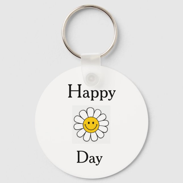 Chaveiro Pingente Alegre Dia Feliz (Frente)