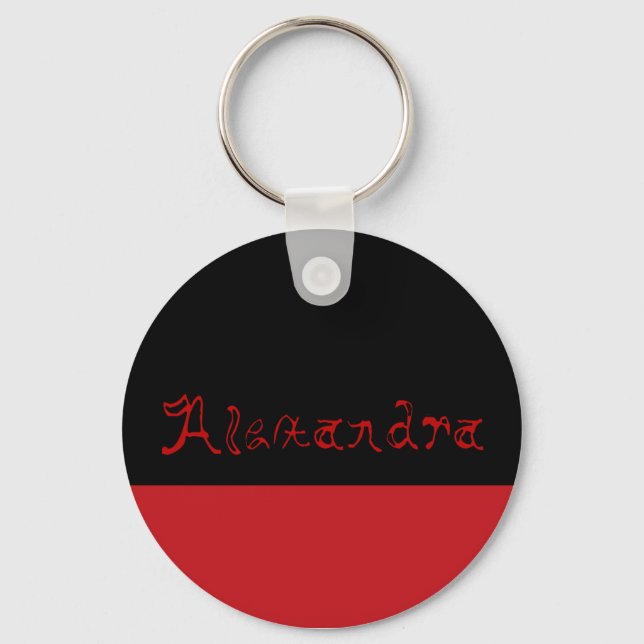 Chaveiro Pingente Alexandra (Frente)