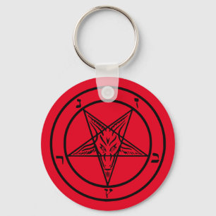 Chaveiro Pingente Baphomet