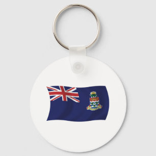 Chaveiro Pingente com a Bandeira das Ilhas Cayman