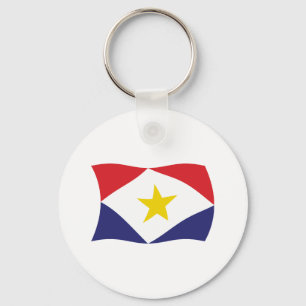 Chaveiro Pingente com a bandeira de Saba