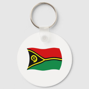 Chaveiro Pingente com a Bandeira de Vanuatu