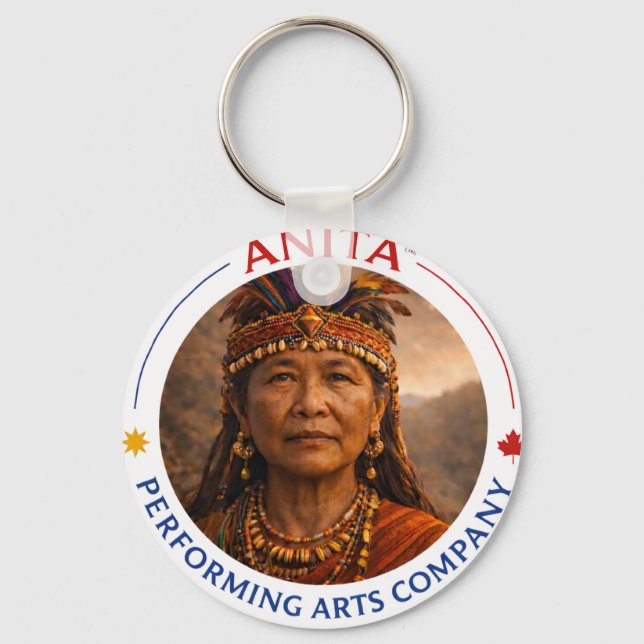 Chaveiro Pingente com Logo da Companhia de Artes Performáti (Frente)
