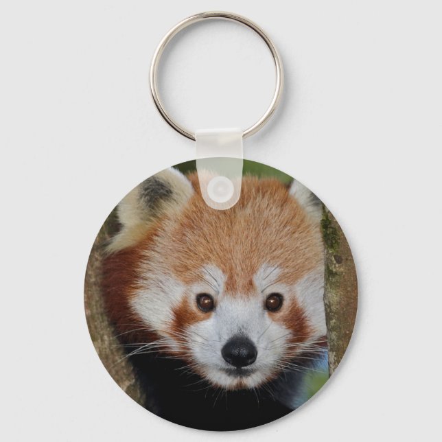 Chaveiro Pingente com Retrato de Panda (Frente)