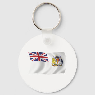 Chaveiro Pingente da Bandeira Antártica Britânica