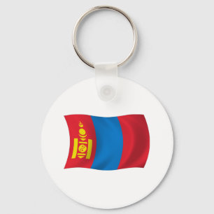 Chaveiro Pingente da Bandeira da Mongólia