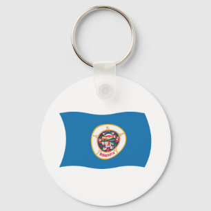 Chaveiro Pingente da Bandeira de Minnesota