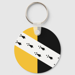 Chaveiro Pingente da bandeira de Norfolk