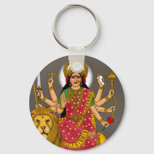 Chaveiro Pingente da Deusa Durga