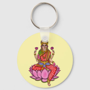 Chaveiro Pingente da Deusa Lakshmi