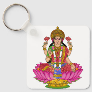Chaveiro Pingente da Deusa Lakshmi