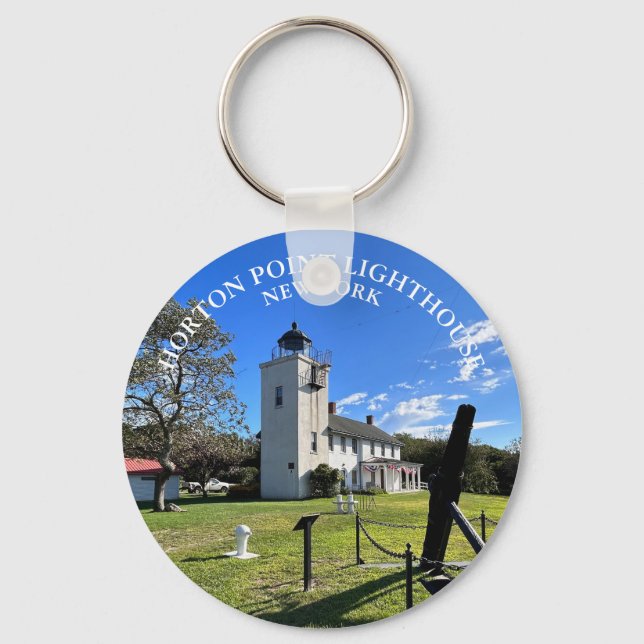 Chaveiro Pingente da Horton Point Lighthouse, Nova York (Frente)