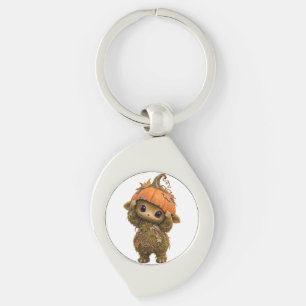 Chaveiro Pingente de Abóbora Duende de Musgo
