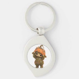Chaveiro Pingente de Abóbora Duende de Musgo