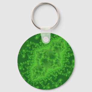 Chaveiro Pingente de Água-Marinha Elétrico Verde