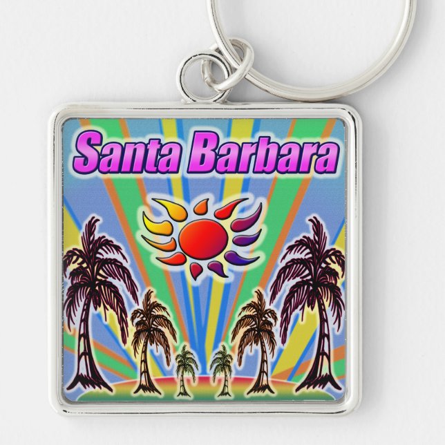 Chaveiro Pingente de Amor de Verão de Santa Bárbara (Frente)