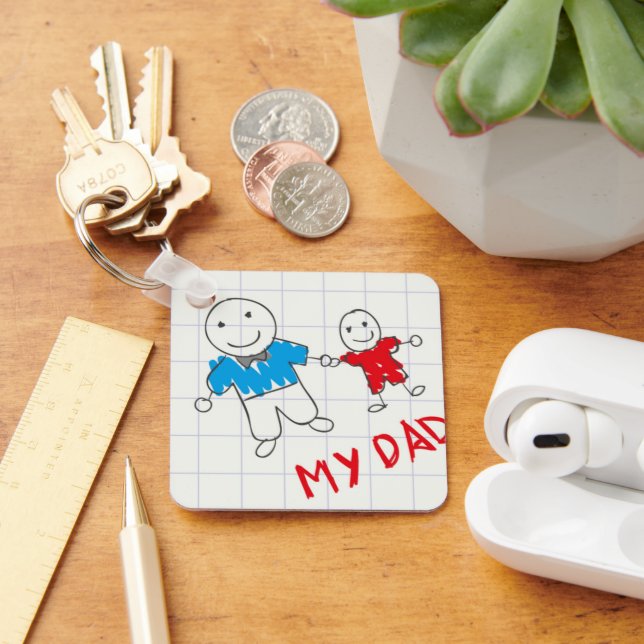 Chaveiro Pingente de Arte e Foto Infantil  (Mesa)