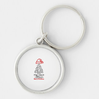 Chaveiro Pingente de árvore de Natal de matemática - Presen