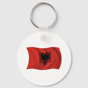 Chaveiro Pingente de Bandeira da Albânia
