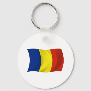 Chaveiro Pingente de Bandeira da Romênia