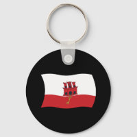 Pingente de bandeira de Gibraltar