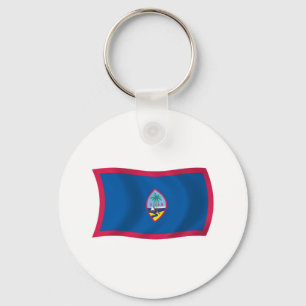 Chaveiro Pingente de Bandeira de Guam