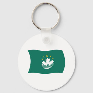 Chaveiro Pingente de Bandeira de Macau