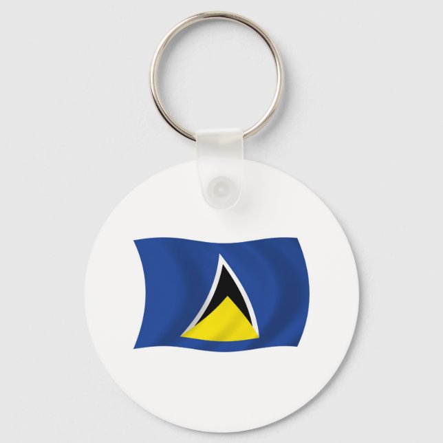 Chaveiro Pingente de Bandeira de Santa Lúcia (Frente)