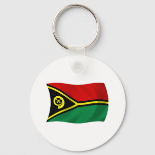 Chaveiro Pingente de Bandeira de Vanuatu