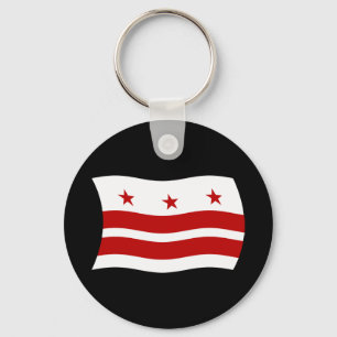 Chaveiro Pingente de Bandeira de Washington D.C.