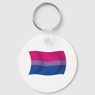 Chaveiro Pingente de Bandeira do Orgulho Bissexual
