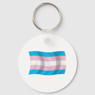 Chaveiro Pingente de Bandeira do Orgulho Transgênero