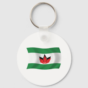 Chaveiro Pingente de Bandeira do Povo Húngaro