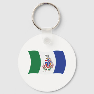 Chaveiro Pingente de Bandeira do Yukon