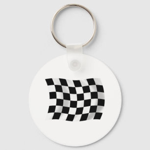 Chaveiro Pingente de Bandeira Xadrez