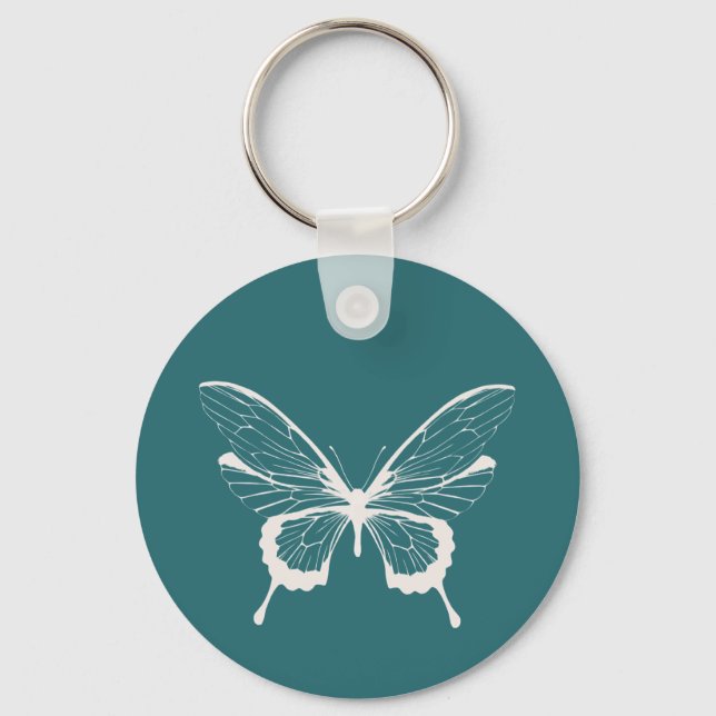 Chaveiro Pingente de Borboleta (Frente)