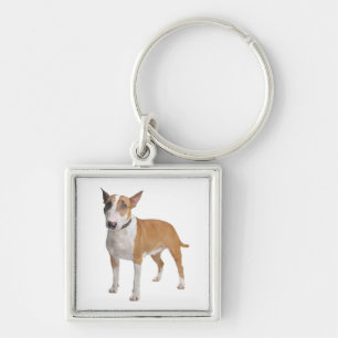 Chaveiro Pingente de Cachorro Filhote Bull Terrier