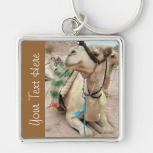 Chaveiro Pingente de Camelo Cansado Personalizado