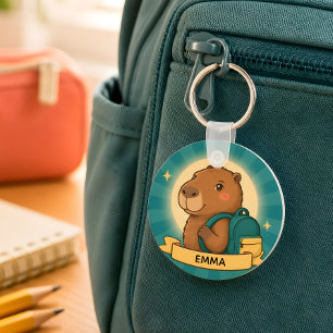 Chaveiro Pingente de Capivara Personalizado para Mochila em
