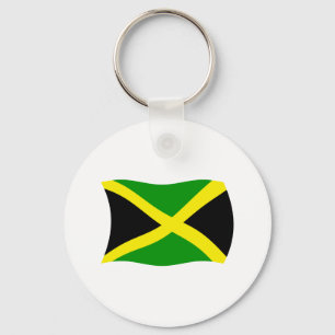 Chaveiro Pingente de chave com a bandeira da Jamaica