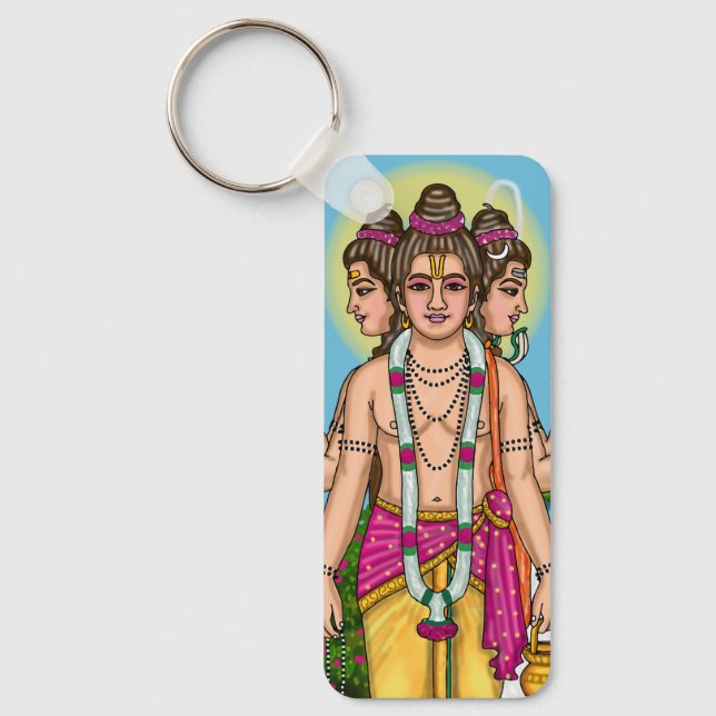 Chaveiro Pingente de Chave do Senhor Dattatreya (Frente)