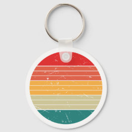 Chaveiro pingente de cores retrô fofas