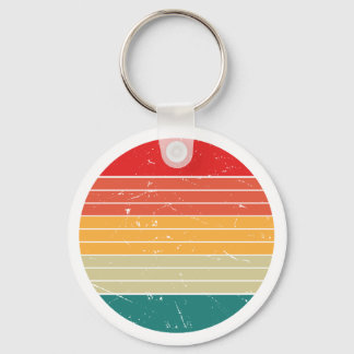 Chaveiro pingente de cores retrô fofas