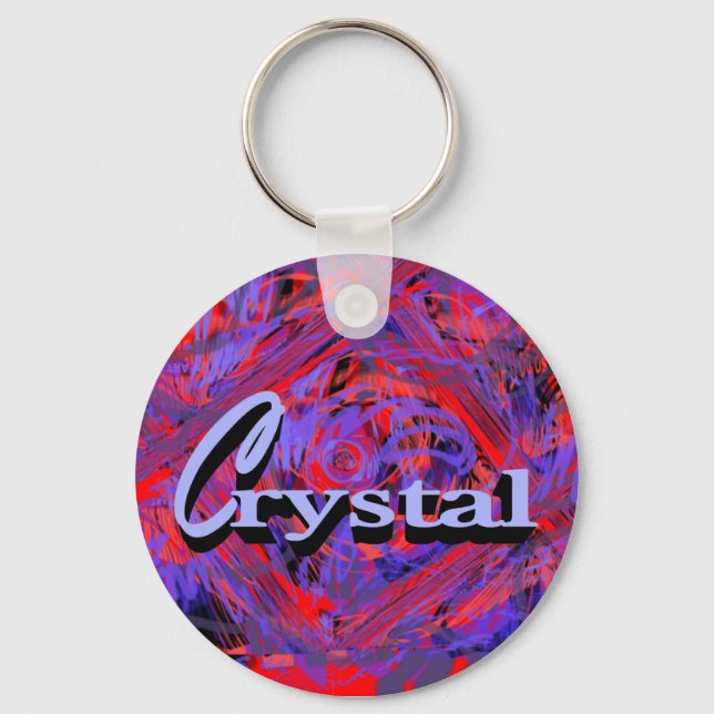 Chaveiro Pingente de Cristal (Frente)
