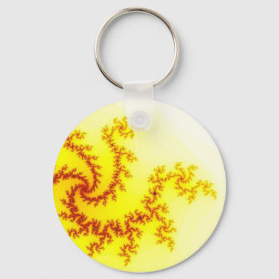 Chaveiro Pingente de Dragão Amarelo