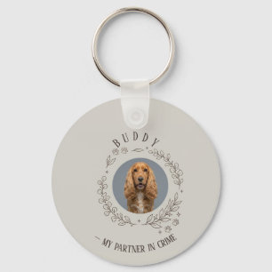 Chaveiro Pingente de Foto de Cachorro Personalizado   Lembr